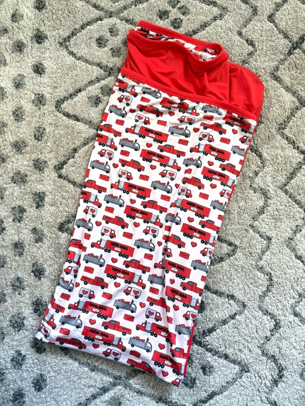Dream Big Little bamboo Valentine’s blanket